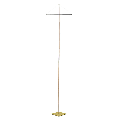 144" Banner Stand with Wooden Pole and 14" Square Base (Style 2424)