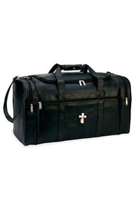 Simulated Leather Deluxe Travel Bag, Style 8204