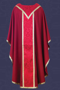 Chasuble with Yoke and Pillar Orphrey (Style: TR19-R)