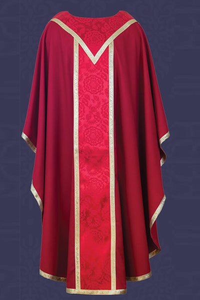 Chasuble with Yoke and Pillar Orphrey (Style: TR19-R)