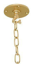 Ceiling Hook with Polish Brass (Style K157)