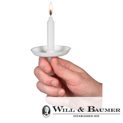General Wax & Candle  CLEAR PLASTIC BOBECHE CANDLE HOLDER