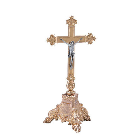 Altar Crucifix (High Polish Bronze) (Series 466-25ABZ)