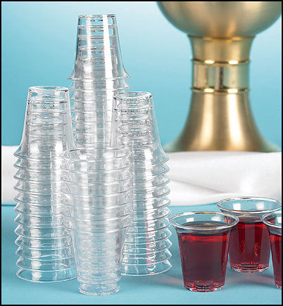 Disposable Plastic Communion Cups: Quantity per package: 1000