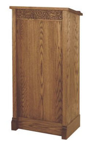 Wooden Lectern with one inside shelf (Style 328A)