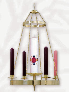 Hanging Advent Wreath (Style K557)