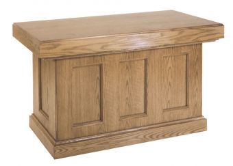 Wooden Communion Altar, 72" x 36" (Style 419A)