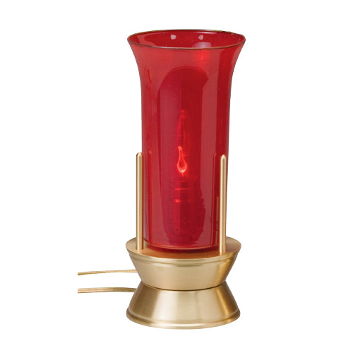 Table-Top Sanctuary Lamp with Flicker Bulb (Style 1515)