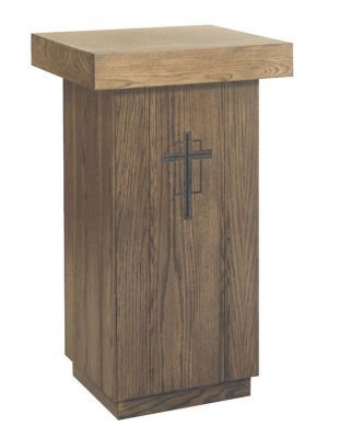 Wooden Tabernacle Stand, 24" x 24" (Style 413A)