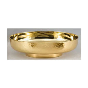 9" Bowl Paten with Hammered Oustide and Polished Interior  (Style 4910-9)