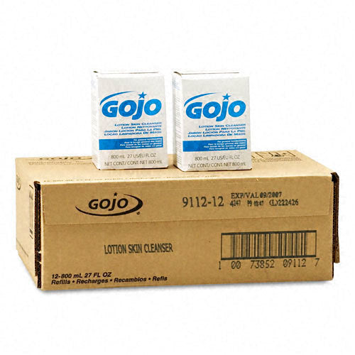 GOJO Lotion Skin Cleanser 800 mL Bag In Box Refills