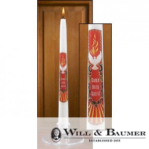 Confirmation Candle: "Come Holy Spirit" (Case of 12)