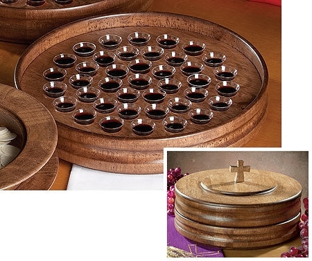Handcrafted Maple Communion Tray (Series JT112)