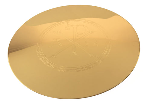 Scale Paten with Chi-Rho Engraving (Style 373G)