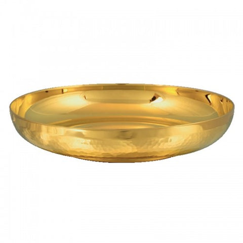 Paten Bowl Silver Gold lined - Textured