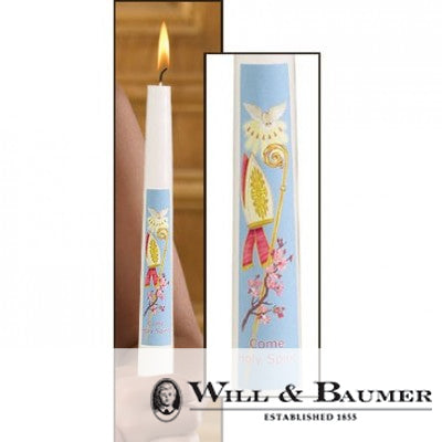 Confirmation Candle: "Come Holy Spirit" (Case of 24)