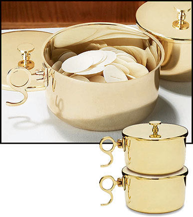 300 Host Brass Stacking Ciboria with Lid (Series NS030)