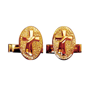Deacon's Cuff Links in Sterling Gold Plate (Style 4401)