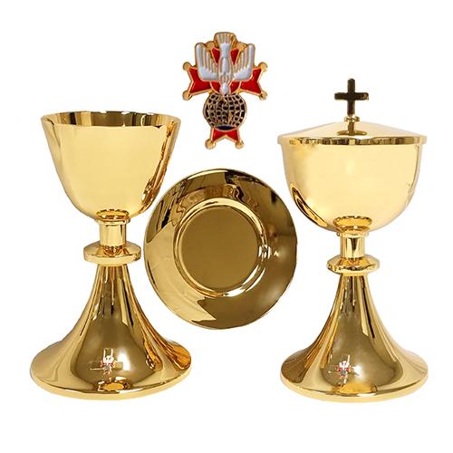  Knights of Columbus Chalice and Well Paten (Style 448350KOC)