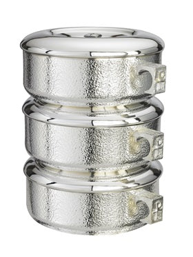 Three Piece Silver Plate Stacking Ciboria Set 460S