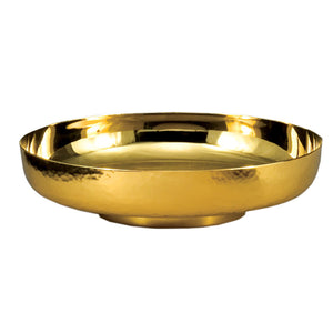 10" Bowl Paten with Hammered Oustide and Polished Interior (Style 4910-10)