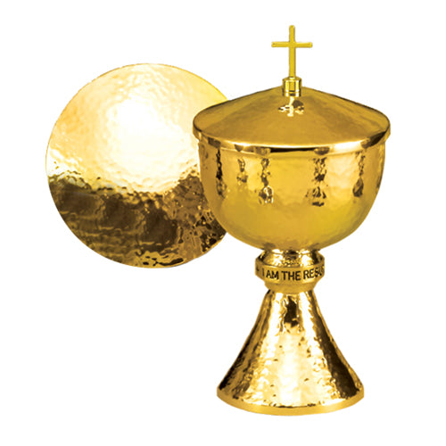 Chalice with Paten and Ciborium Set (Style 495250)