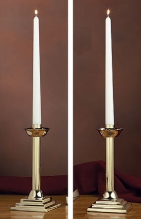 Altar Candlestick Set - Brass (Series KC485)
