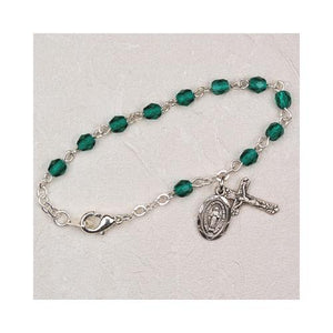 5 1/2" Emerald Baby Bracelet (Style: BR116-EM)
