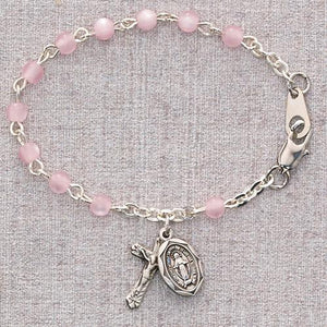 5 1/2" Pink Baby Bracelet (Style: B25D)