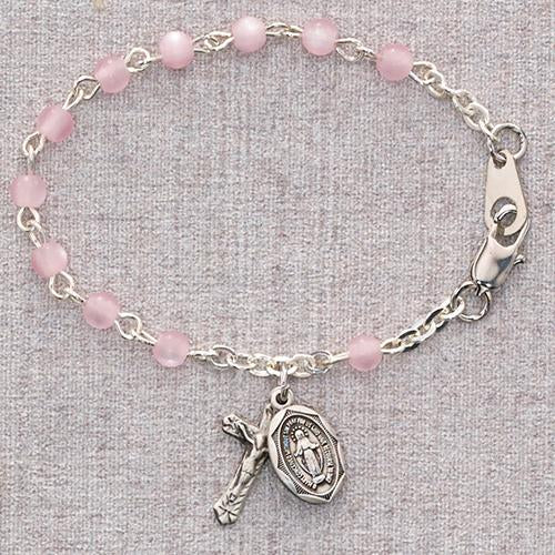 5 1/2" Pink Baby Bracelet (Style: B25L)