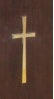 Brass Cross, Small, 8" H X 4" W (Style 1551)