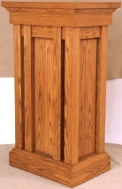 Wooden Lectern with One Inside Shelf (Style 740)