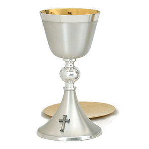 Chalice with Scale Paten in Brite-Star Finish (Style A-136BS)