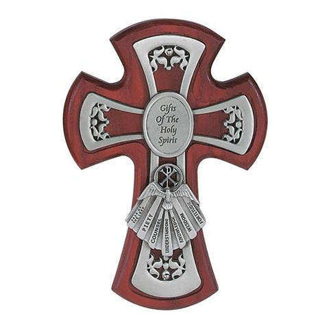 6" Cherry Pewter Gifts Of The Holy Spirit (Style: 77-23)