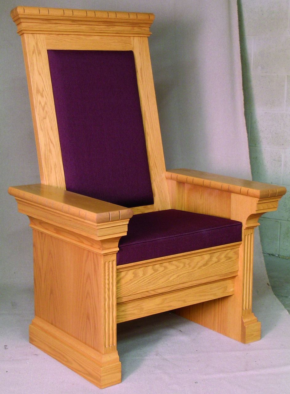 Wooden Celebrant and Sanctuary Seating Celebrant Chair (Style 653)