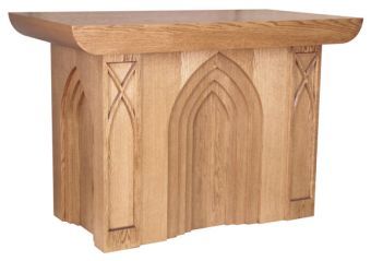Wooden Communion Altar, 72" x 38" (Style 636)