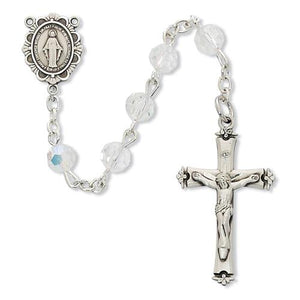 6mm Crystal Rosary (Style: 933LW)