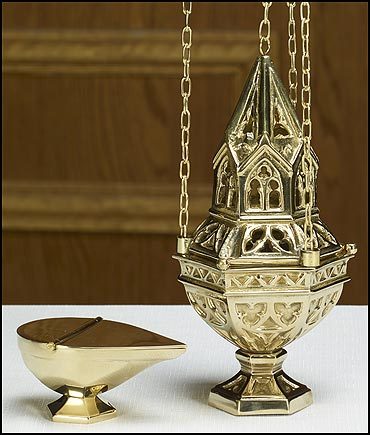 Ornate Censer and Boat Set (Series TS948)