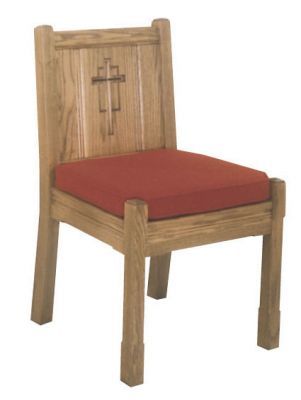 Wooden Celebrant and Sanctuary Seating Side Chair (Style 65S)