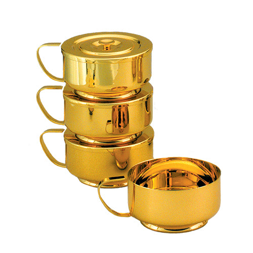 Stacking Ciboria Polished Gold Interior (Style 847-500)