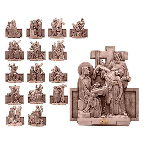Stations Of The Cross (Statuary Bronze Finish) (Series 1111-153)