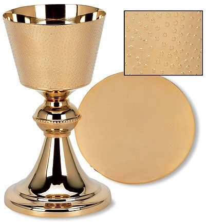 Textured Chalice with Paten