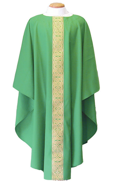 Beau Veste Metallic Gold Brocade Chasuble (Style: 955)