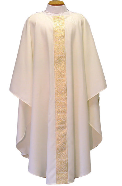 Beau Veste Metallic Gold Brocade Chasuble (Style: 955)