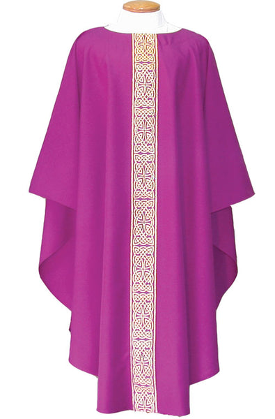 Beau Veste Metallic Gold Brocade Chasuble (Style: 955)