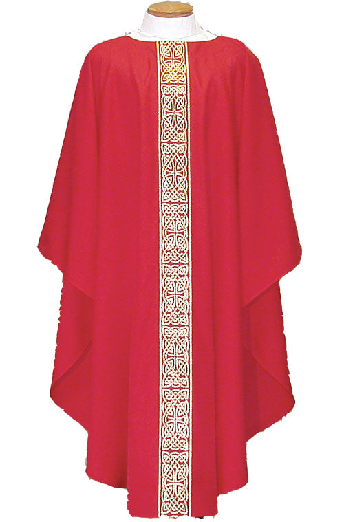 Beau Veste Metallic Gold Brocade Chasuble (Style: 955)