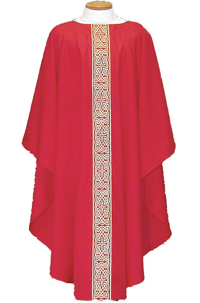 Beau Veste Metallic Gold Brocade Chasuble (Style: 955)