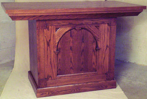 Wooden Communion Altar, 72" x 36" (Style 646)