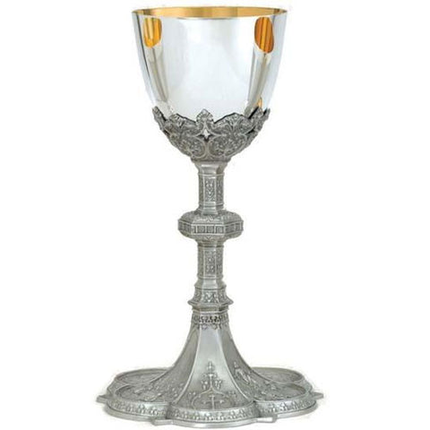 Chalice with Well Paten in Brite-Star Finish (Style A-8402BS)