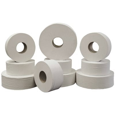 2-Ply White Jumbo Bathroom Tissue